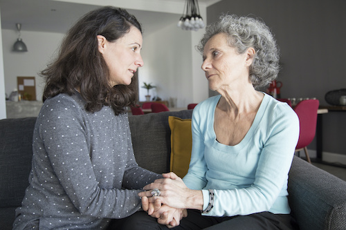 Identify the signs of seasonal affective disorder in assisted living care.