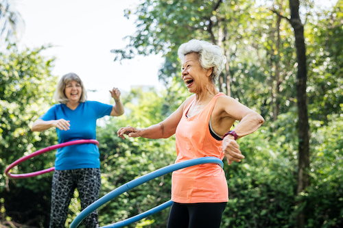Assisted living communities keep seniors active.