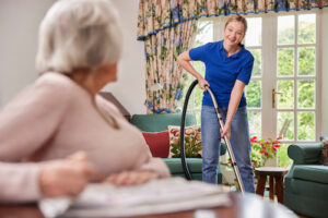 The best assisted living facilities will help seniors maintain a clean living environment.