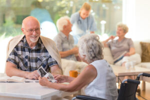 A healthy social life is part of assisted living housing.
