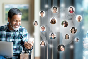 Building social media connections in senior care is vital to health.